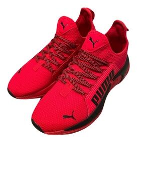 EUC Puma SoftRide Premier Slip-On Sneakers Youth Sz 6 Bright Red